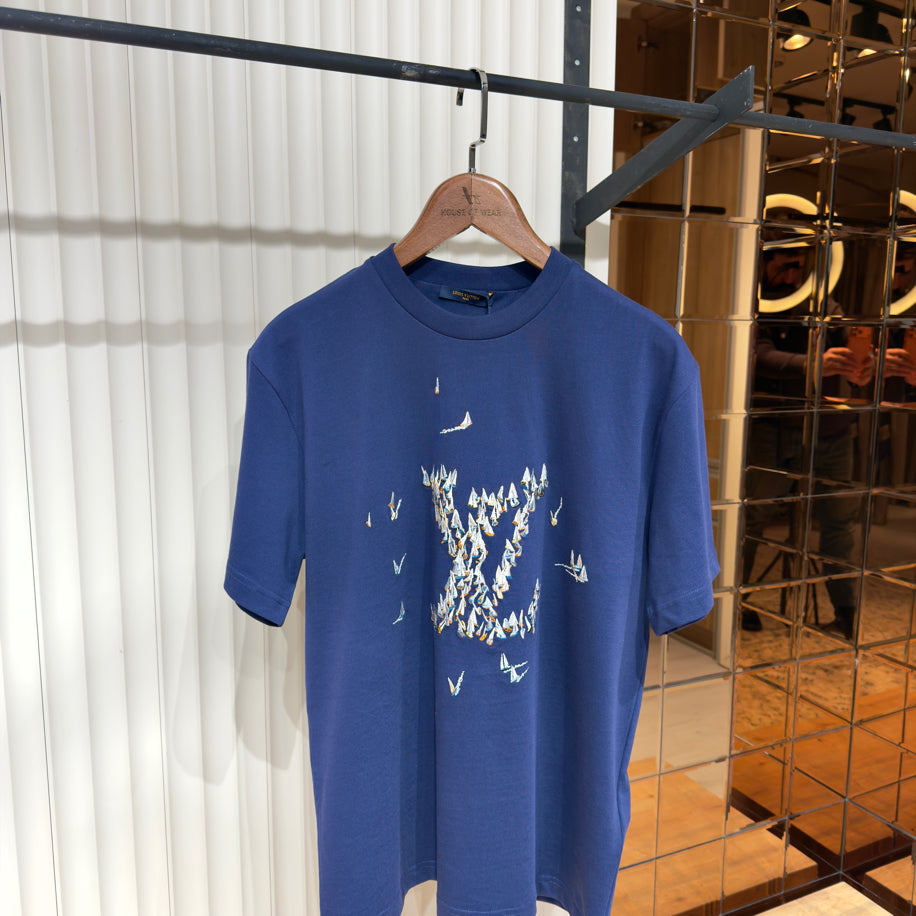Louis Vuitton Embroidered Cotton T Shirt