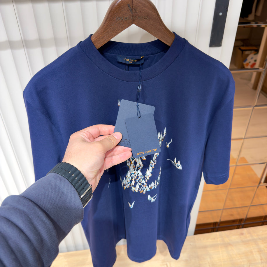 Louis Vuitton Embroidered Cotton T Shirt