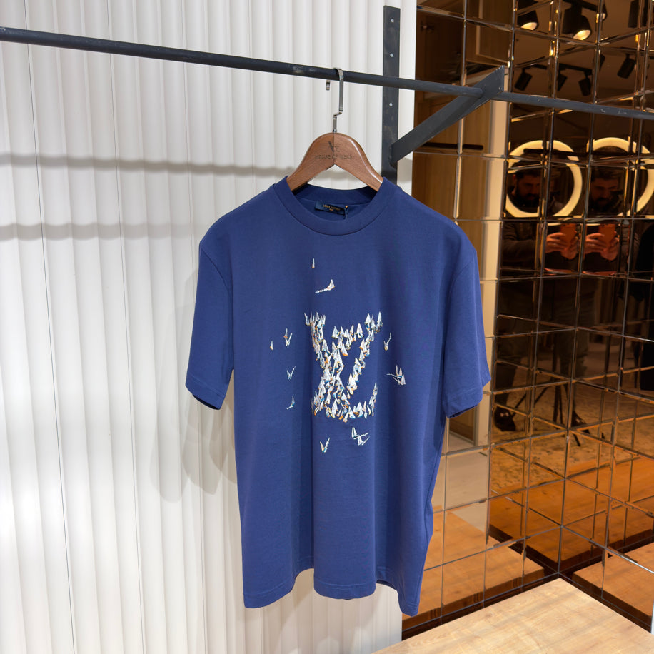 Louis Vuitton Embroidered Cotton T Shirt