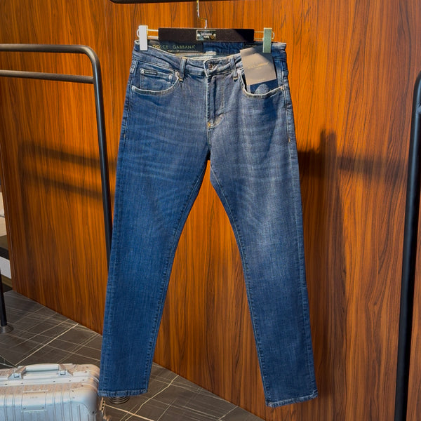Dolce Gabbana Lycra Blue Jeans