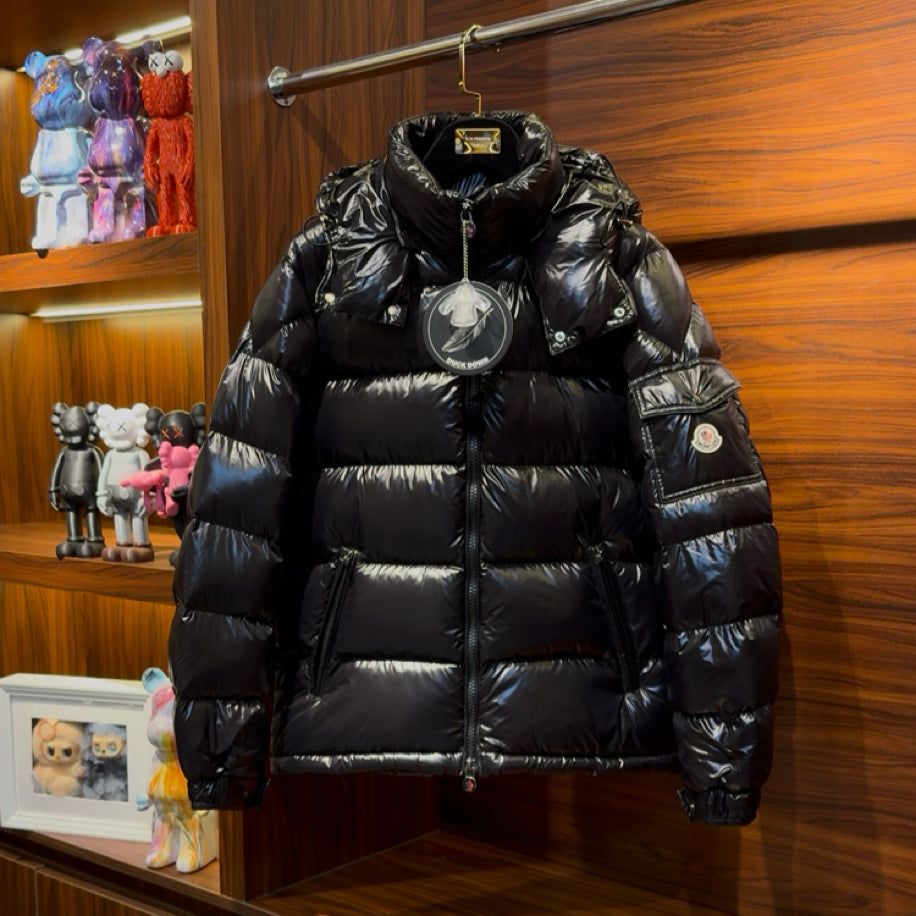 Moncler Maya Goose Down Black Coat