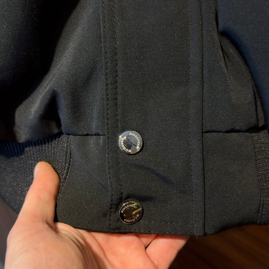 Alexander McQueen Down Black Coat