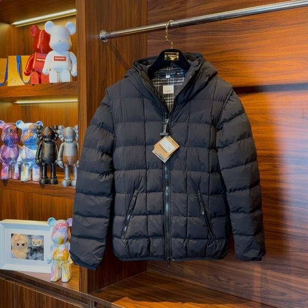 Burberry Black Coats & Vests