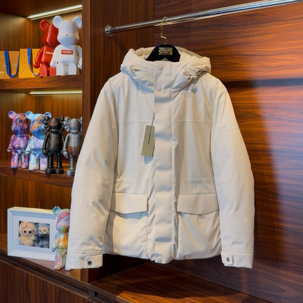 Christian Dior Kaz Tüyü Pirinç Beyazı Mont