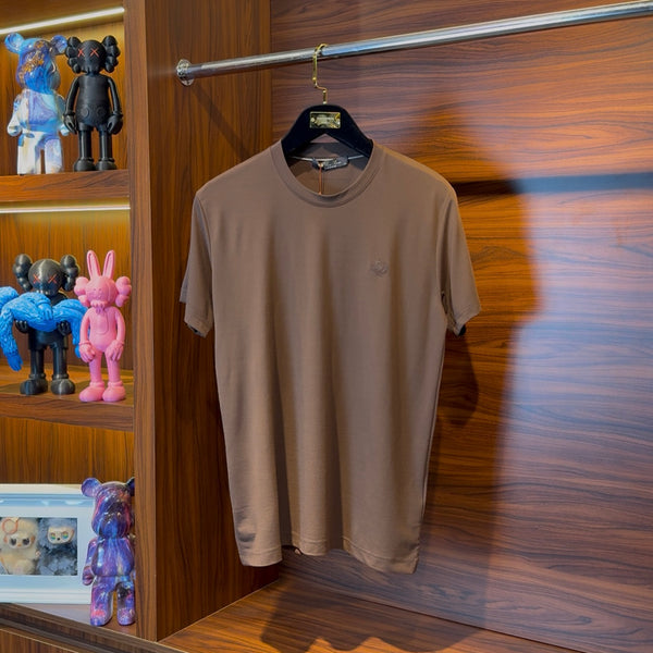 Loro Piana Special Fabric Coffee Tshirt