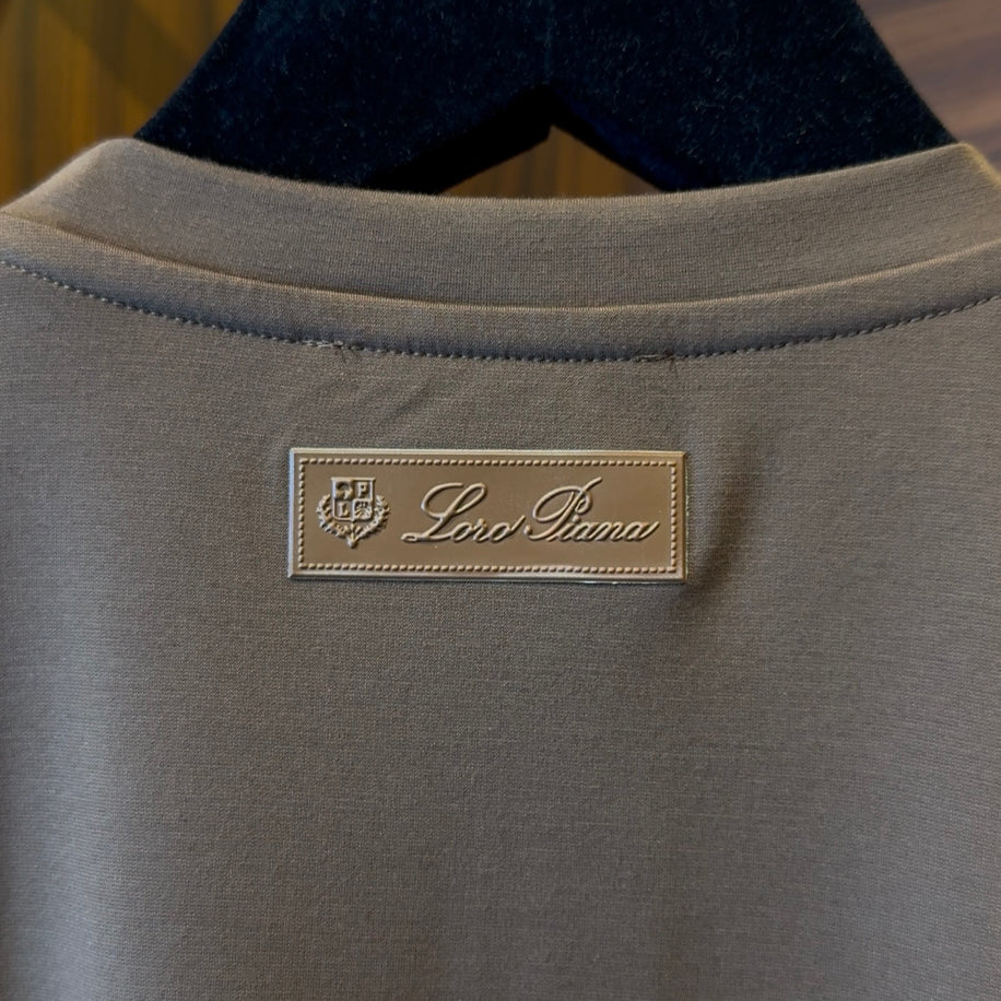 Loro Piana Special Fabric Coffee Tshirt